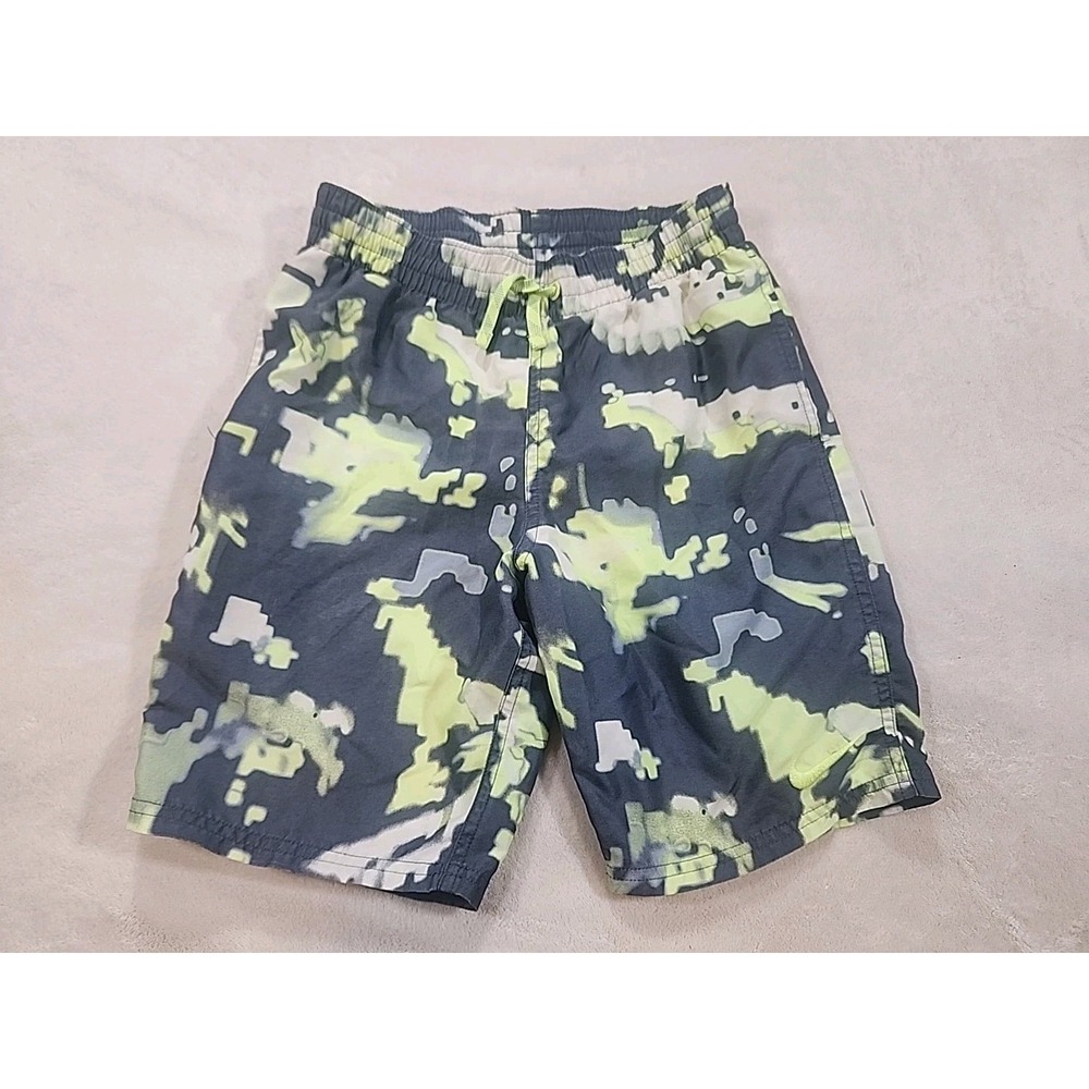 Nike Swim Trunks Kids Yellow/Gray Medium